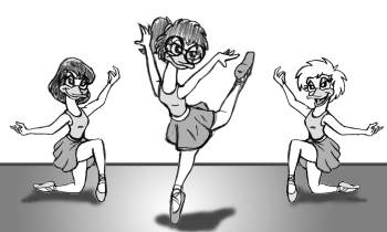 Swan Girl Sarasa grand jete